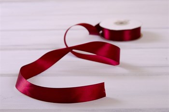 Лента атласная, 24 мм, бордовая, 27 м У0510023-Б - фото 7970
