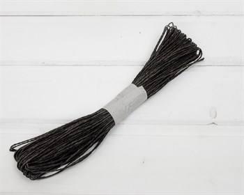 Шнур бумажный, черный, 47 м У0550026 - фото 8269