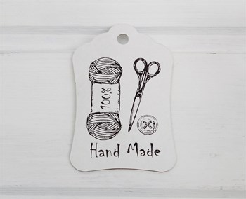 Бирка картонная, Швея, 8х5 см, белая У1202003 - фото 8370