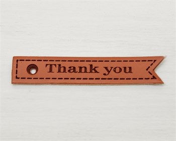 Нашивка, «Thank you», 5х1,5 см, 1 шт. У1207005 - фото 8716