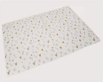 Бумага упаковочная, 50х70 см, сердца, 1 лист У0203067 - фото 8750