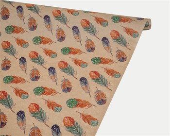 Бумага упаковочная, 40гр/м2, легкость, 72см х 10м, 1 рулон У0203079 - фото 8850