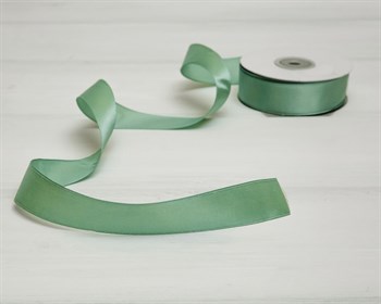 Лента атласная, 24 мм, мятная, 22 м У0510036-Б22 - фото 8972
