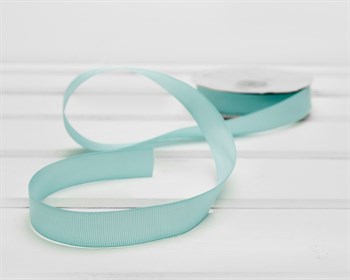 Лента репсовая, 20 мм, светло-бирюзовая, 1 м У0507012 - фото 9402