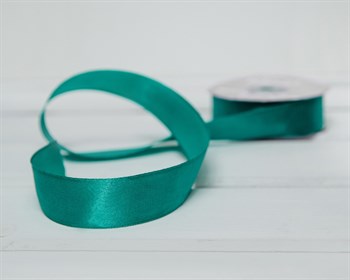 Лента атласная, 24 мм, морская волна, 1 м У0510040 - фото 9473