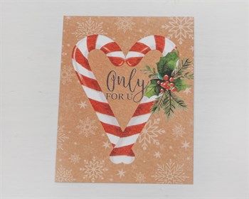 Открытка «Only for u», 8х6 см, 1 шт. У1206082 - фото 9639