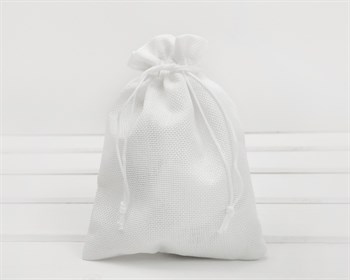 Мешочек подарочный из холщи, 14х20 см, белый, 1 шт. У1601009 - фото 9905