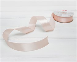 Лента атласная, 24 мм, крем-брюле, 1 м У0510054