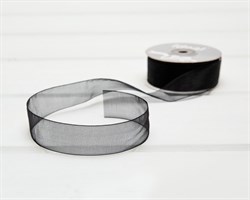 Лента капроновая, 24 мм, черная, 1 м У0515015