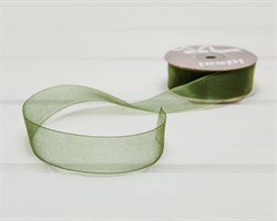 Лента капроновая, 24 мм, зеленая, 1 м У0515011