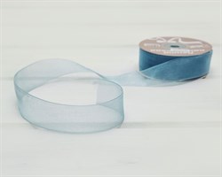 Лента капроновая, 24 мм, голубая, 27 м У0515010-Б