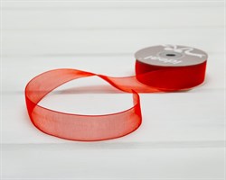 Лента капроновая, 24 мм, красная, 1 м У0515005