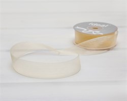 Лента капроновая, 24 мм, слоновая кость, 27 м У0515002-Б