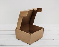 УЦЕНКА Коробка для посылок, 15х15х8 см, из плотного картона, крафт У0104058-УЦ