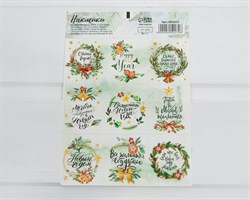 Наклейки «Мечты исполнятся», прямоугольные, 3,6х4,3 см, лист 9 шт. У1201066