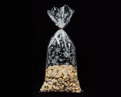 Пакет Снежинки, 14х29 см, прозрачный У0303011