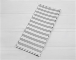 Бумага тишью, белая в серебряную полоску, 50х66 см, 10 шт. У0201055-П