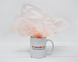 Бумага тишью жемчужная, розовая, 50х66 см, 1 лист У0201060