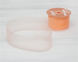 Лента капроновая, 50 мм, персиковая, 27 м У0516003-Б