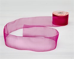 Лента капроновая, 50 мм, фуксия, 1 м У0516007