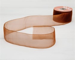 Лента капроновая, 50 мм, коричневая, 27 м У0516012-Б