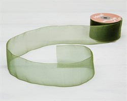 Лента капроновая, 50 мм, зеленая, 27 м У0516011-Б