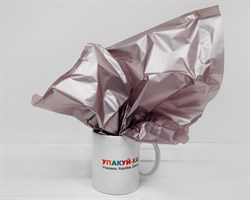 Бумага тишью жемчужная, светло-сливовая, 50х66 см, 1 лист У0201066