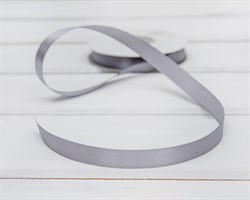 Лента атласная, 12 мм, светло-серая, 22 м У0540010-Б22