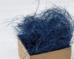 Сизаль декоративный, цвет синий, 100 грамм У0403009