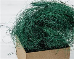 Сизаль декоративный, цвет изумрудный, 100 грамм У0403014