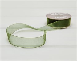 Лента капроновая, 24 мм, зеленая, 45 м У0515011-Б45