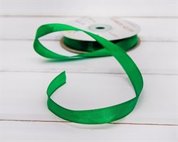 Лента атласная, 12 мм, зеленая, 22 м У0540005-Б22
