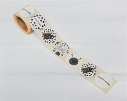 Наклейки «Hand made», круглые, d=4 см, рулон 250 шт. У1201082