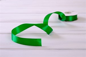 Лента атласная, 24 мм, зеленая, 22 м У0510003-Б22