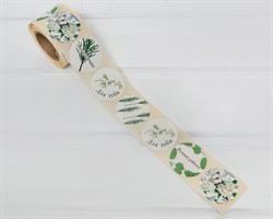 УЦЕНКА Наклейки «Экологично», круглые, d=4 см, рулон 250 шт. У1201083-УЦ