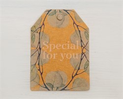 Бирка картонная, «Special for you», 7х5 см, крафт У1202021