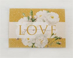 Открытка «LOVE you», 7,5х10,5 см, 1 шт. У1206162