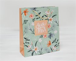 Пакет подарочный «Для тебя», 27х23х8 см, с мягкими ручками У0702012