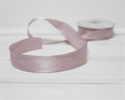 Лента атласная, 24 мм, пепельно-сиреневая, 22 м У0510056-Б22