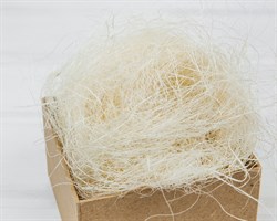 Сизаль декоративный, цвет натуральный, 100 грамм У0403012