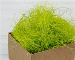 Сизаль декоративный, цвет салатовый, 100 грамм У0403008