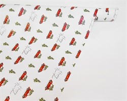 Бумага упаковочная, 70х100 см, «Машина с елкой», 1 лист У0203160