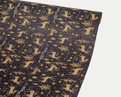 УЦЕНКА Бумага упаковочная, 50х70 см, «Зимняя сказка», крафт, 1 лист У0203106-УЦ