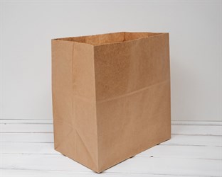Пакет бумажный, 34х32х20 см, коричневый У0701011