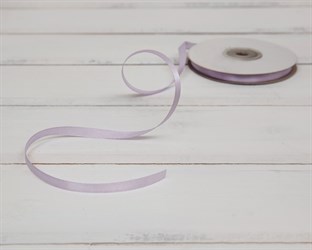 Лента атласная, 6 мм, сиреневая, 1 м У0520031
