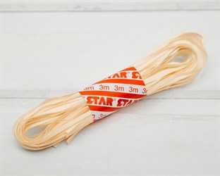 Рафия искусственная, слоновая кость, 3 м У0560001