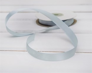 Лента атласная, 12 мм, нежно-лазурная, 27 м У0540013-Б