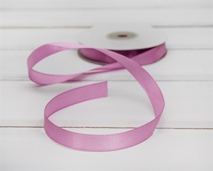 Лента атласная, 12 мм, светло-лиловая, 27 м У0540019-Б