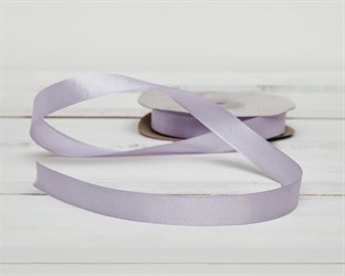 Лента атласная, 12 мм, сиреневая, 27 м У0540022-Б