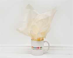 Бумага тишью, кремовая, 50х66 см, 1 лист У0201036